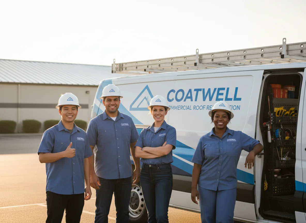 Commercial roof coating company in Lewisville, ID